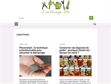 Tablet Screenshot of jardinage-bio.com